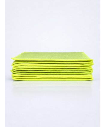 Pachet 10 Lavete Microfibră SPONGE (Tip Burete) Putere Maximă de Absorbție, Galbene