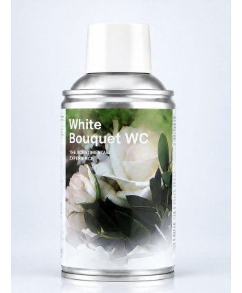 White Bouquet WC – Spray Odorizant Profesional 250 ml pentru Toalete și Băi cu Parfum Floral Delicat