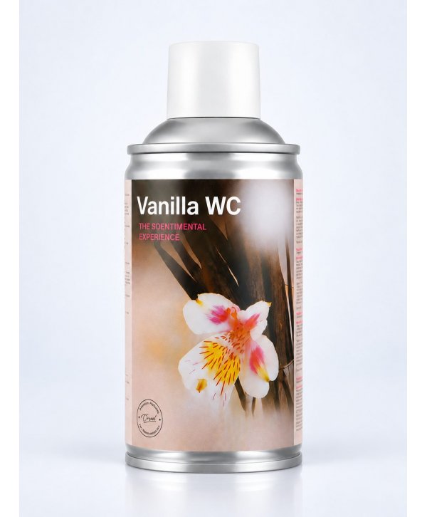 Vanilla WC - Spray Odorizant Profesional 250 ml pentru Toaletă cu Parfum Delicat de Vanilie Vanilla WC - Spray Odorizant Profesional 250 ml pentru Toaletă cu Parfum Delicat de Vanilie