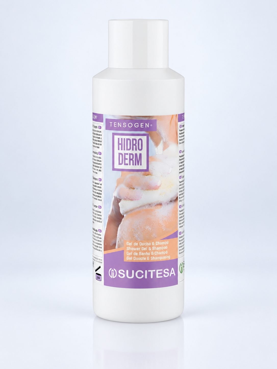 Săpun Cremă Profesional & Gel de Duș Tensogen Hidroderm 1L – Igienă, Hidratare și Protecție pentru Piele și Păr