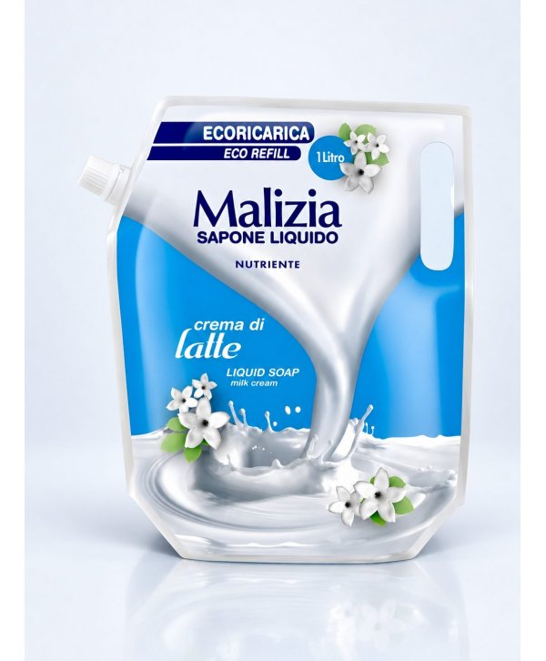 Săpun Lichid Malizia Crema di Latte 1L – Îngrijire Delicată pentru Pielea Sensibilă Săpun Lichid Malizia Crema di Latte 1L – Îngrijire Delicată pentru Pielea Sensibilă