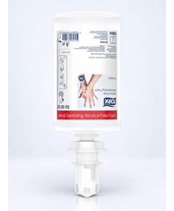 Igienizant de Mâini Spumă Tork S4 – Produs Fără Alcool, Rezervă 1000 ml, Cod 520202