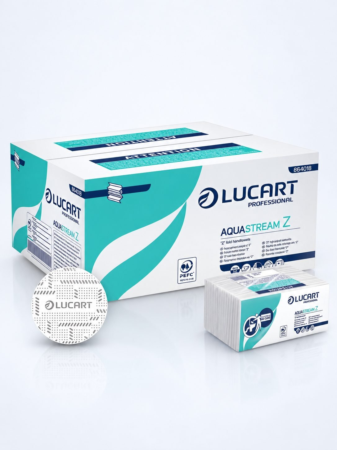 Prosoape de Hârtie pt maini Lucart AquaStream Dizolvare in 7 Secunde - Soluția Revoluționară care NU Infundă Toaleta!