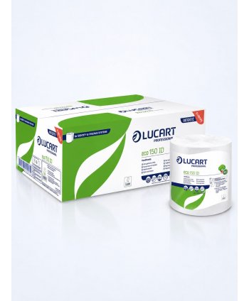 Prosoape de hartie rola Autocut, 2 straturi, hartie reciclata, 150 metri, consum redus 45%, Lucart 861061, pachet 6 role