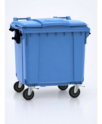 Container de Gunoi Albastru 1100L pentru Colectare Selectivă Hârtie și Carton – Fabricat în Germania de ESE®