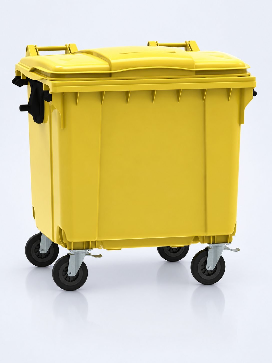 Container de Gunoi Galben 1100L pentru Colectare Selectivă Deșeuri din Plastic – Fabricat în Germania de ESE®