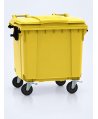 Container de Gunoi Galben 1100L pentru Colectare Selectivă Deșeuri din Plastic – Fabricat în Germania de ESE®