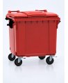 Container de Gunoi Roșu 1100L pentru Colectare Selectivă Deșeuri Organice – Fabricat în Germania de ESE®