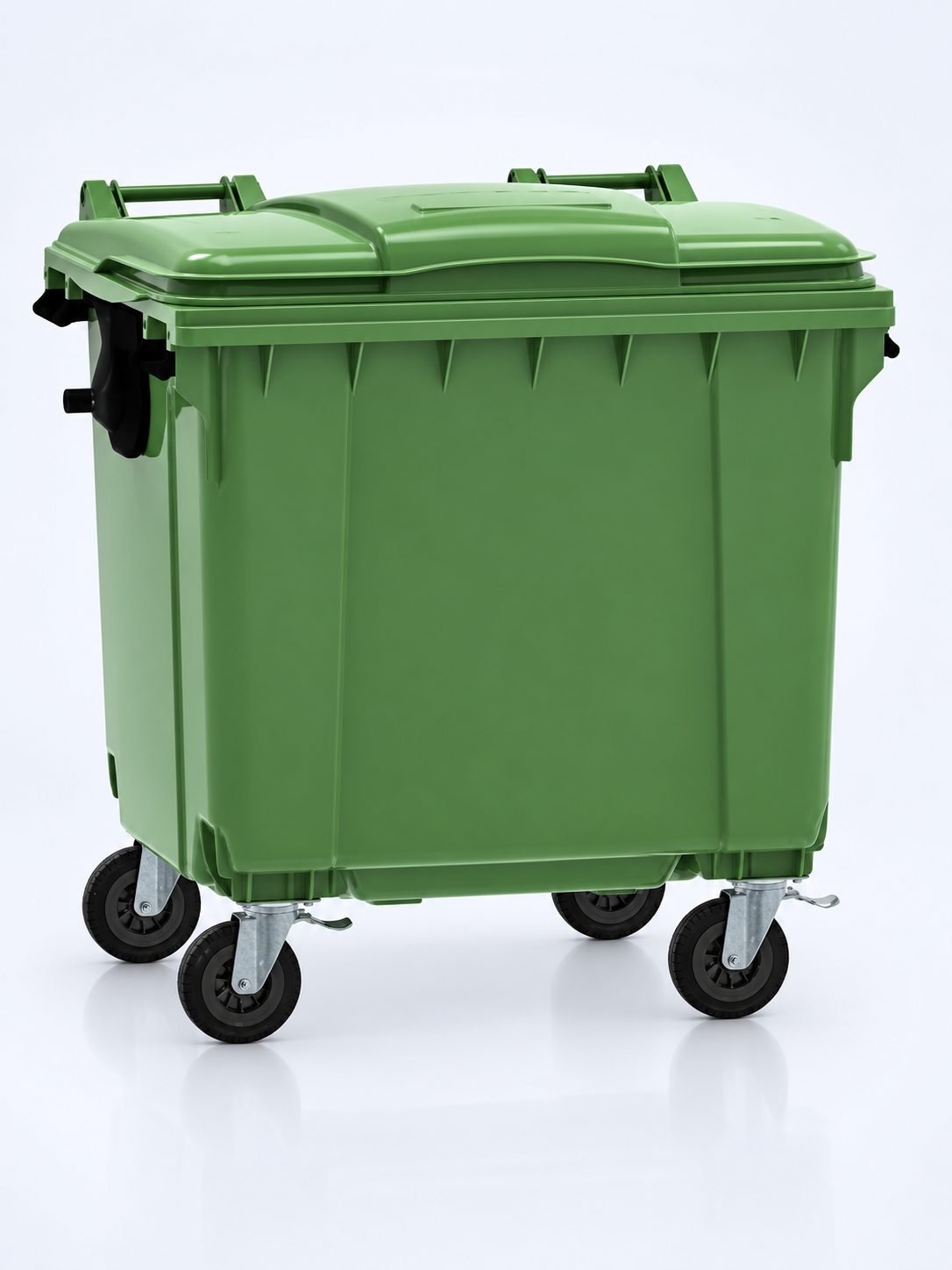 Container de Gunoi Verde 1100L pentru Colectare Selectivă Sticlă – Fabricat în Germania de ESE®