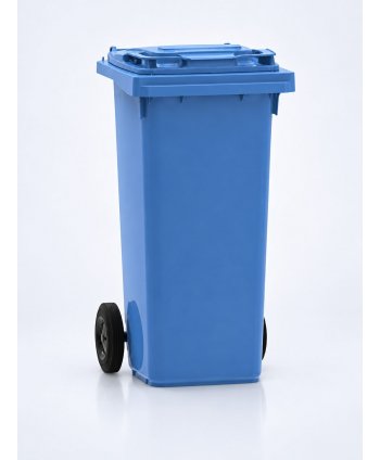 Pubelă Albastră Colectare Selectivă 120L Fabricată în Germania de ESE®, Ideală pentru Hârtie și Carton
