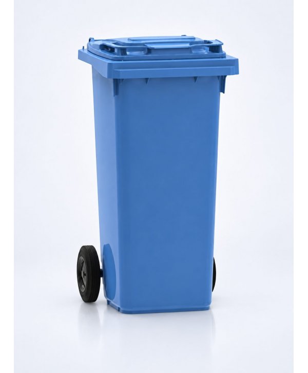 Pubelă Albastră Colectare Selectivă 120L Fabricată în Germania de ESE®, Ideală pentru Hârtie și Carton Pubelă Albastră Colectare Selectivă 120L Fabricată în Germania de ESE®, Ideală pentru Hârtie și Carton