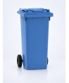 Pubelă Albastră Colectare Selectivă 120L Fabricată în Germania de ESE®, Ideală pentru Hârtie și Carton