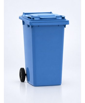 Pubelă Albastră Colectare Selectivă 240L Fabricată în Germania de ESE®, Protecție UV și Fiabilitate Maximă
