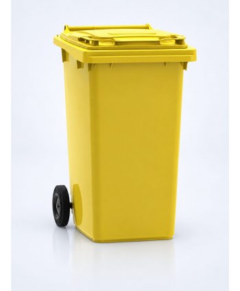 Pubelă Galbenă Colectare Selectivă 240L Fabricată în Germania de ESE®, Protecție UV și Rezistență Superioară