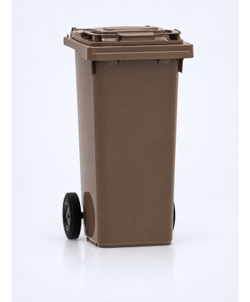 Pubelă Maro Colectare Selectivă 120L Fabricată în Germania de ESE®, Rezistentă la Coroziune, UV, Intemperii