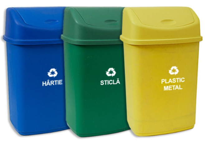 Tomberoane pentru colectare selectivă 10-60 litri - Arli Co