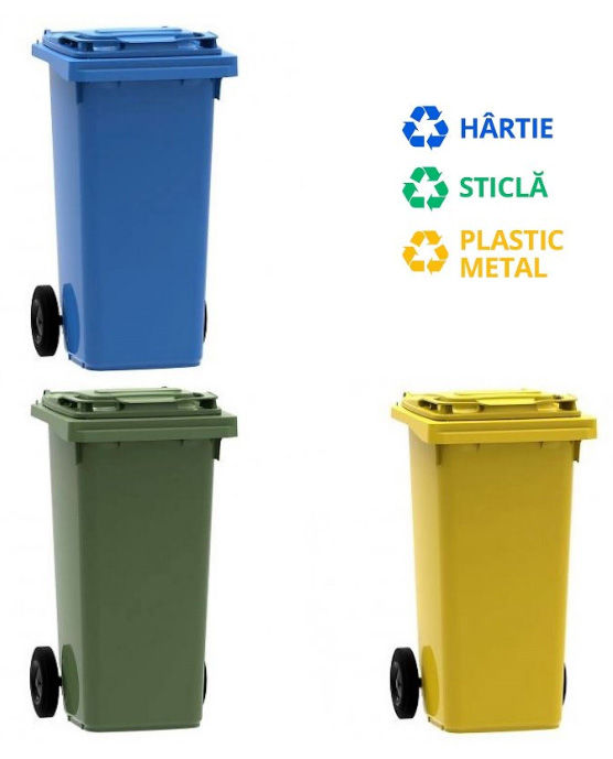 Tomberoane pentru colectare selectivă 80-240 litri - Arli Co